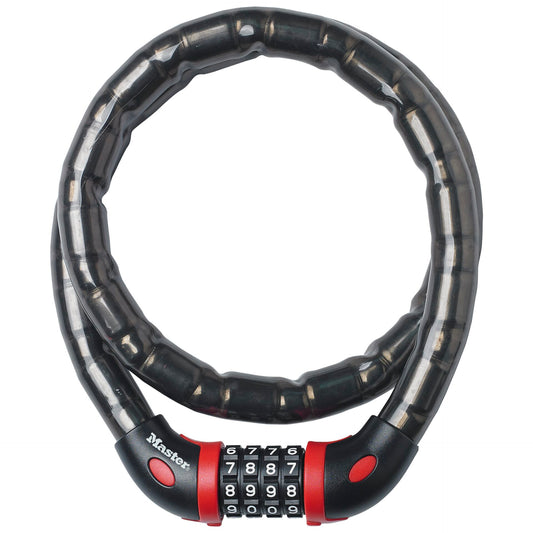 Master Lock Armoured Cable Lock with Combination   8226EURDPRO