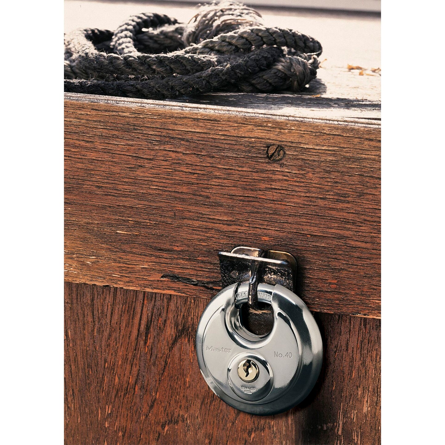 Master Lock Disc Stainless Steel 40EURD