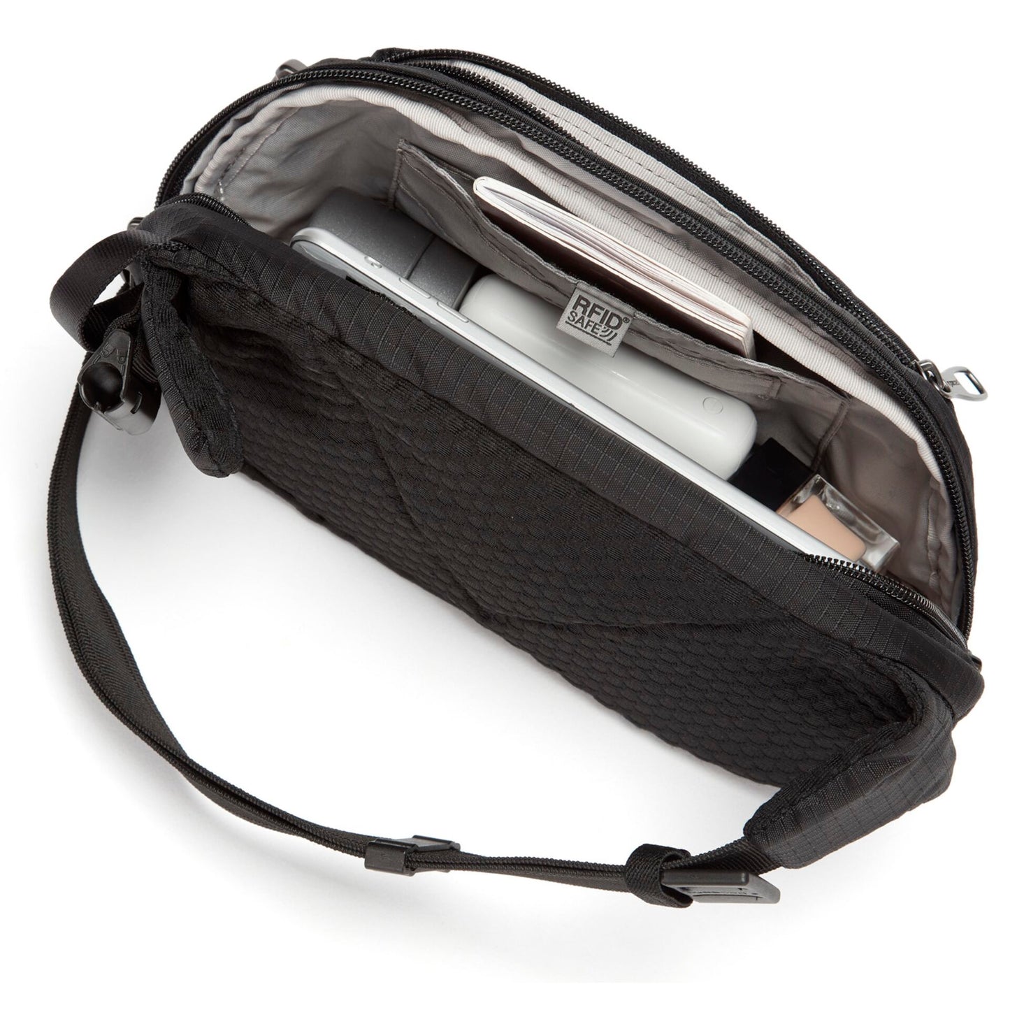 Pacsafe Vibe 100 hip pack jet black