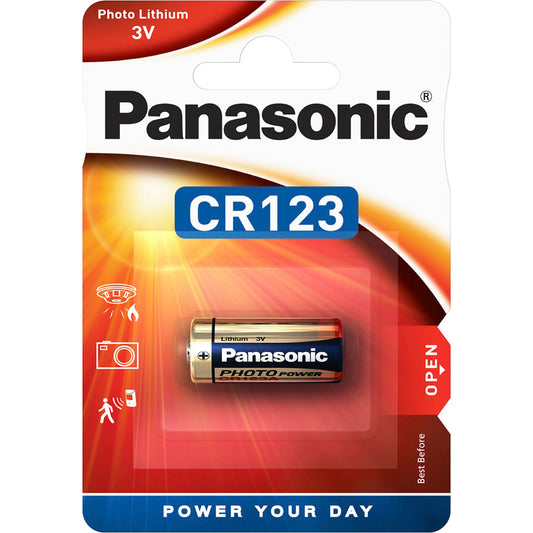 1 Panasonic Photo CR 123 A Lithium
