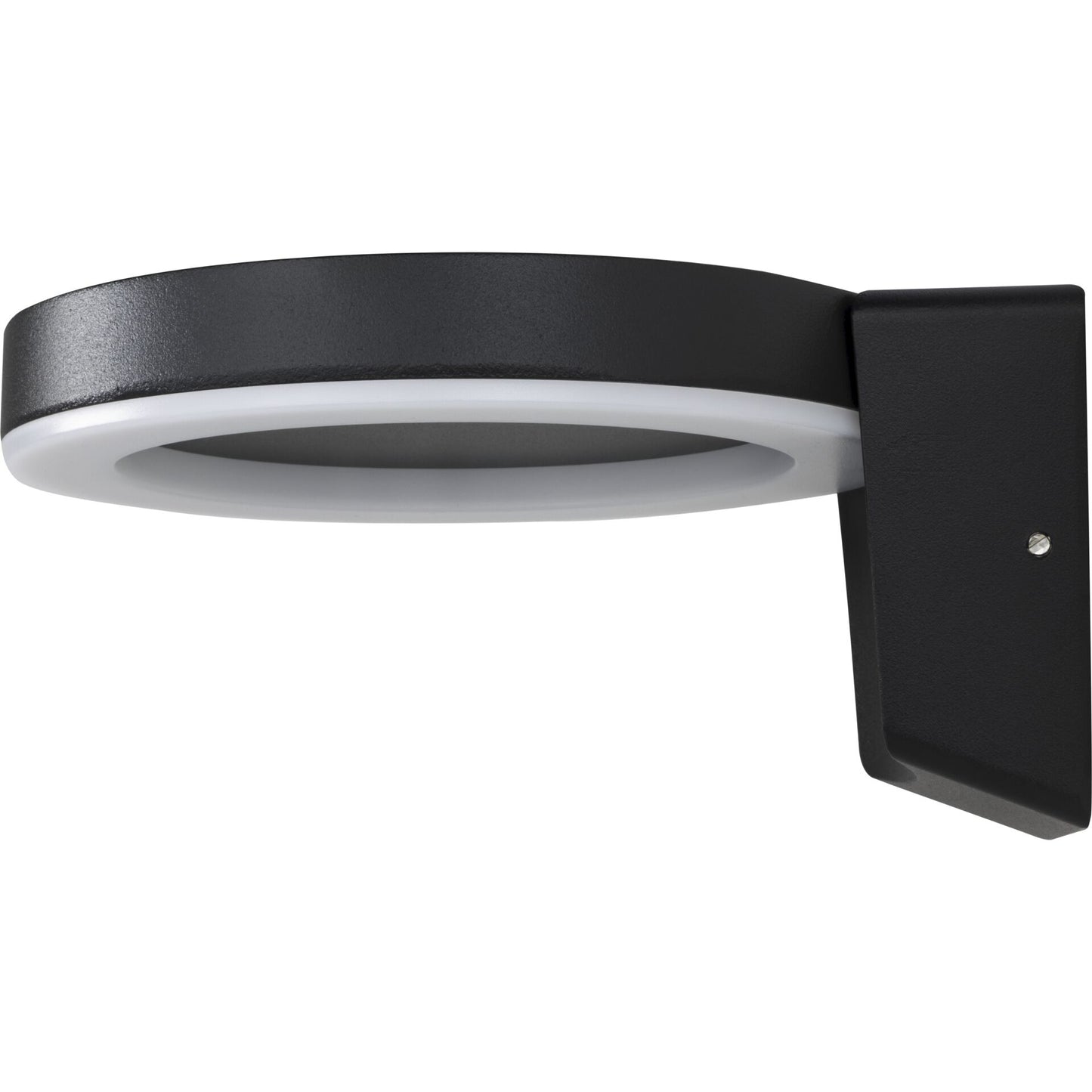 REV LED Solar Wandleuchte Round Metall schw.Bew.Melder2023001100