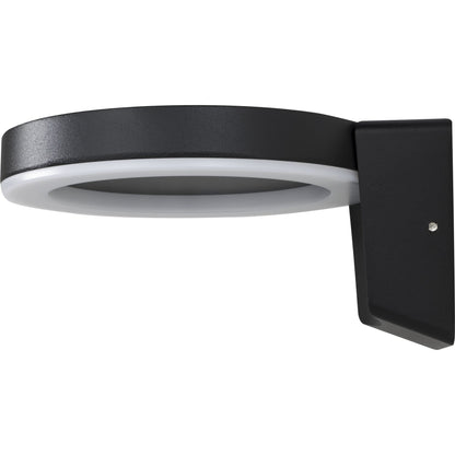 REV LED Solar Wandleuchte Round Metall schw.Bew.Melder2023001100