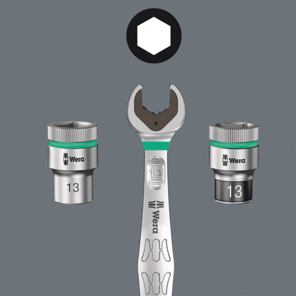Wera Magnetic Socket Rail  B 4 Zyklop Socket Set