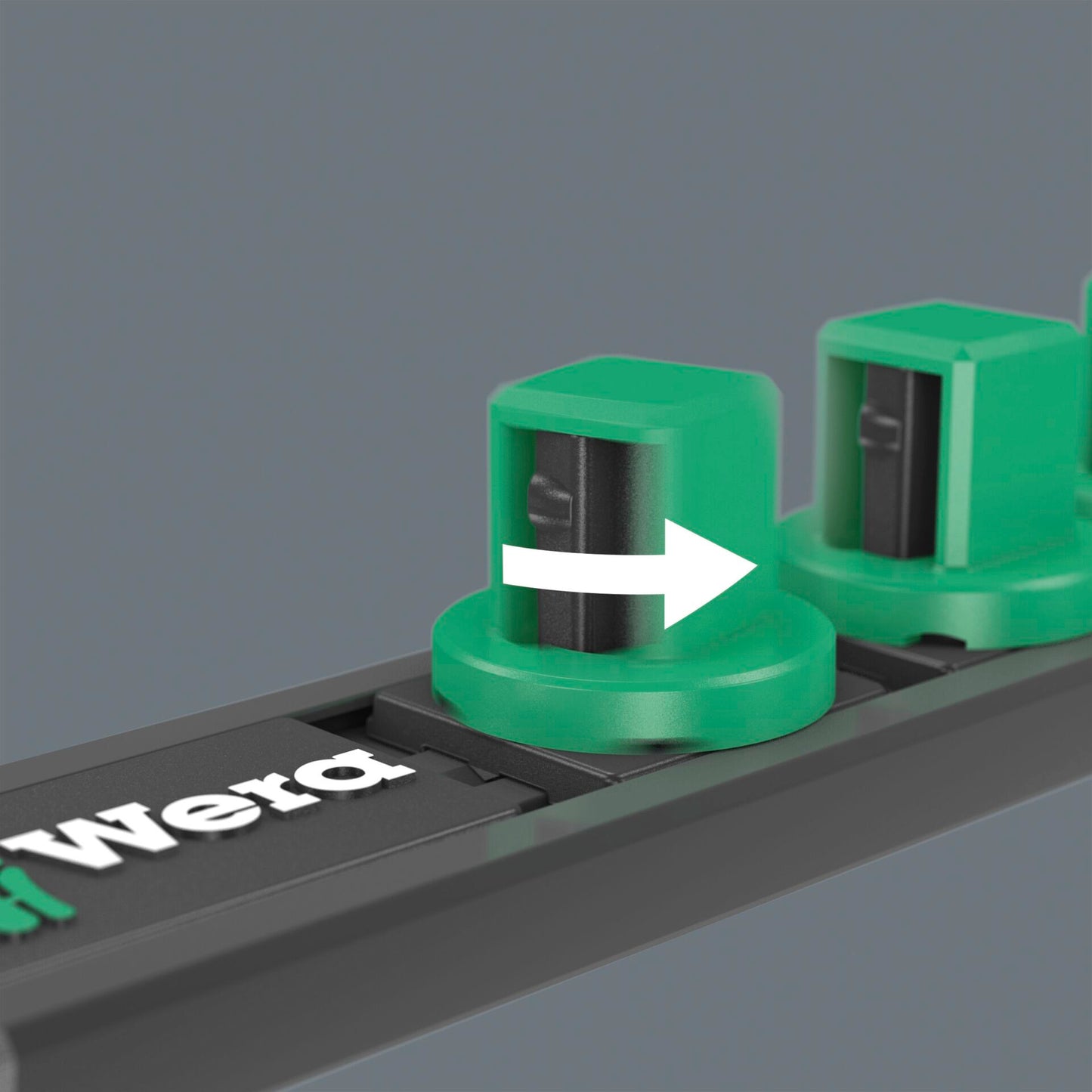Wera Magnetic Socket Rail  B 4 Zyklop Socket Set