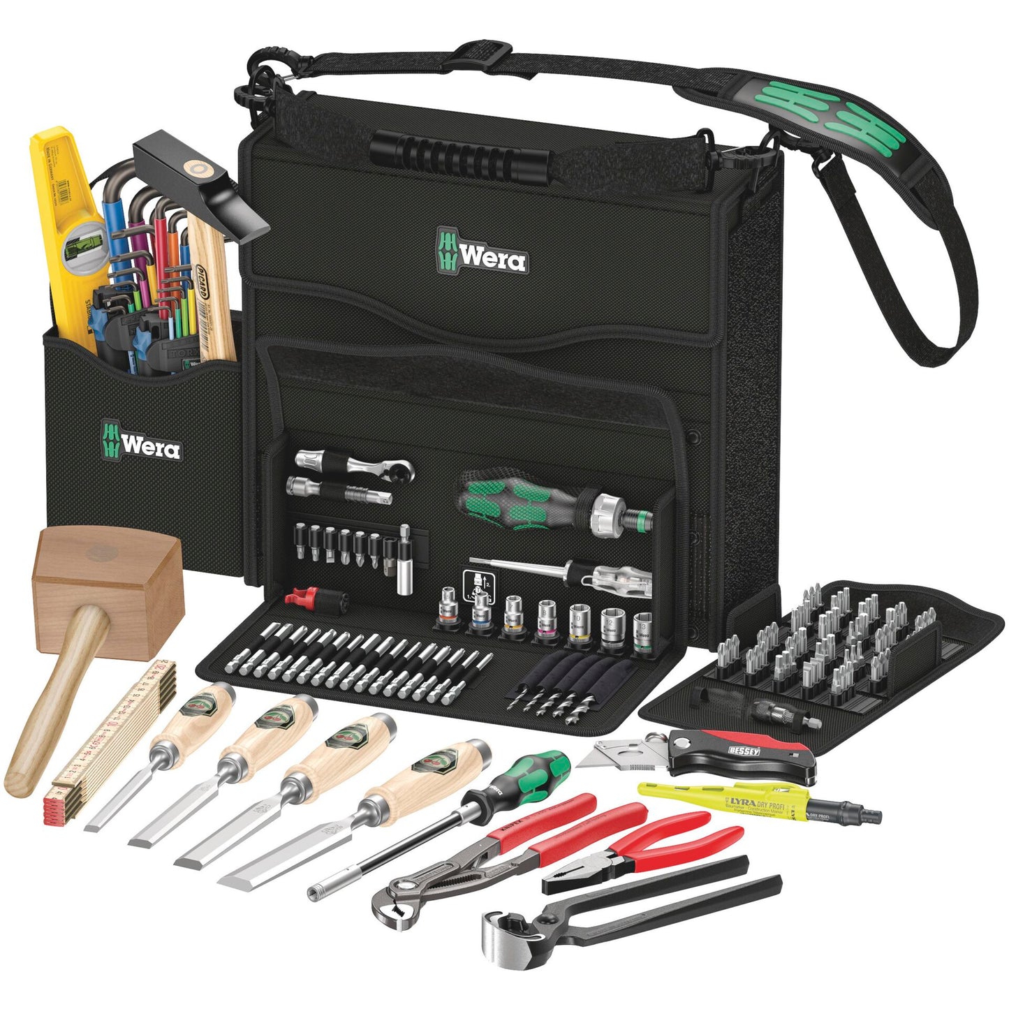 Wera 2go H 1 Tool Set for Wood Applications  134 pcs.
