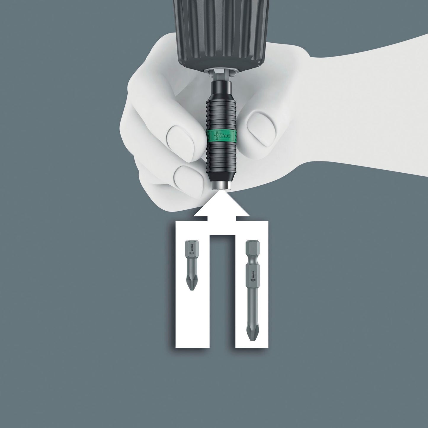 Wera 897/4 R SB Universal Bit Holder Rapidaptor BiTorsion