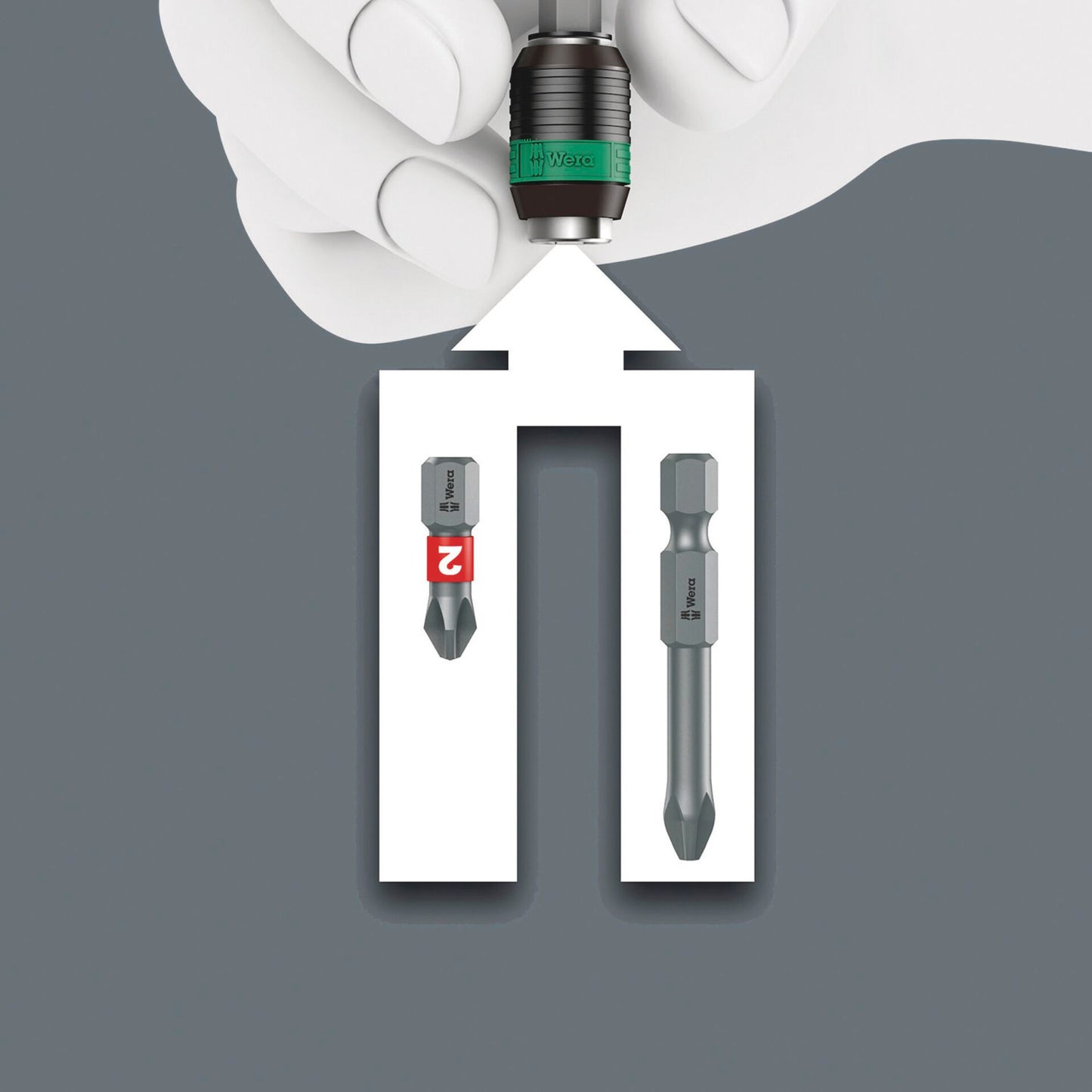 Wera 889/4/1 K SB Rapidaptor Universal Bit Holder