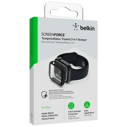 Belkin Temp. Curve Displaypr.360 Apple Watch 4-9/SE 44/45mm black