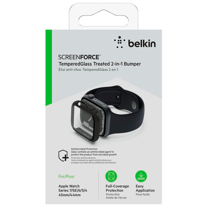 Belkin Temp. Curve Displaypr.360 Apple Watch 4-9/SE 44/45mm black
