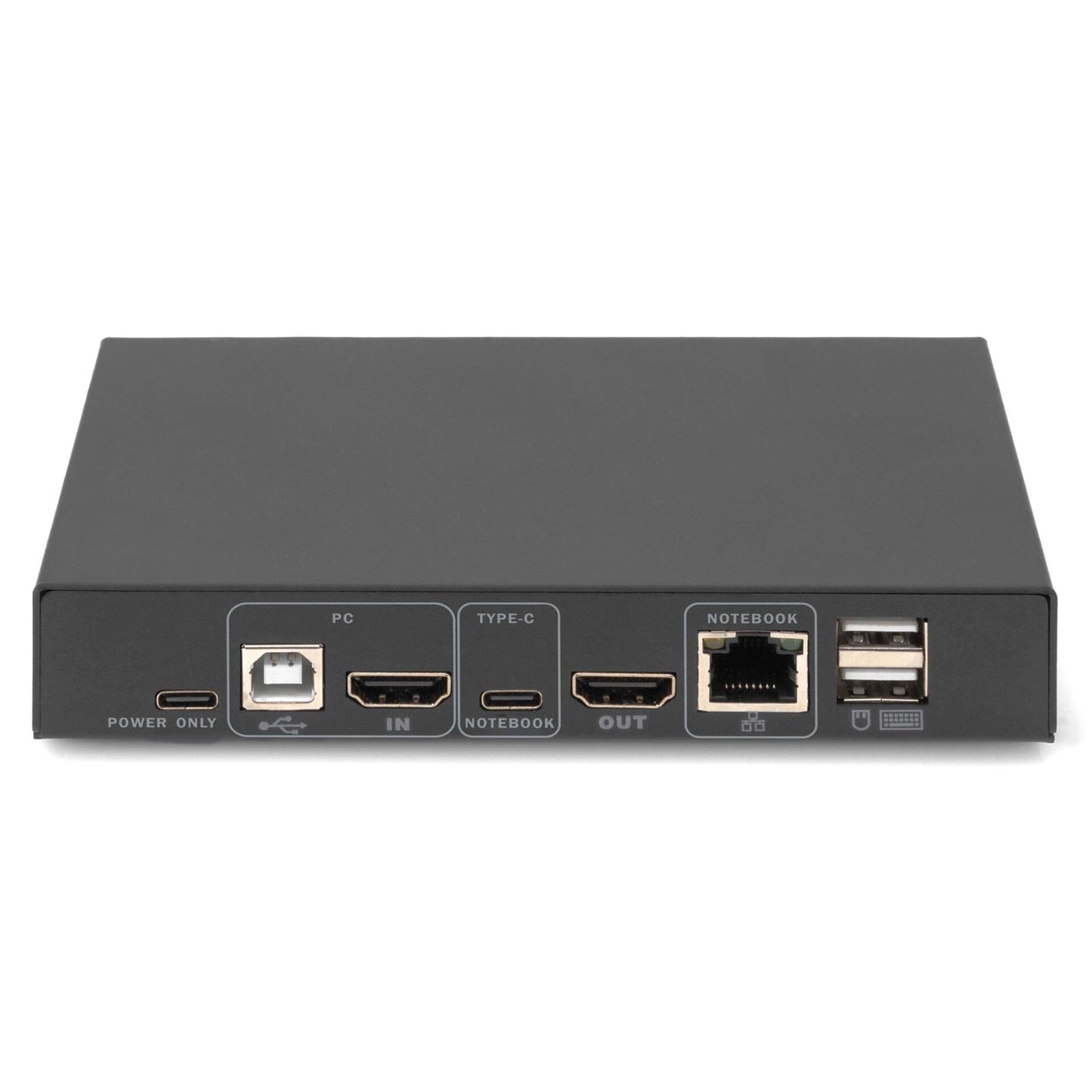 DIGITUS KVM-Switch 2-Port 4K30Hz,USB-C/USB/HDMI in/out
