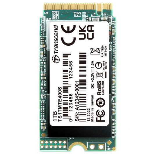 Transcend SSD MTE400S        1TB NVMe PCIe Gen3x4 3D