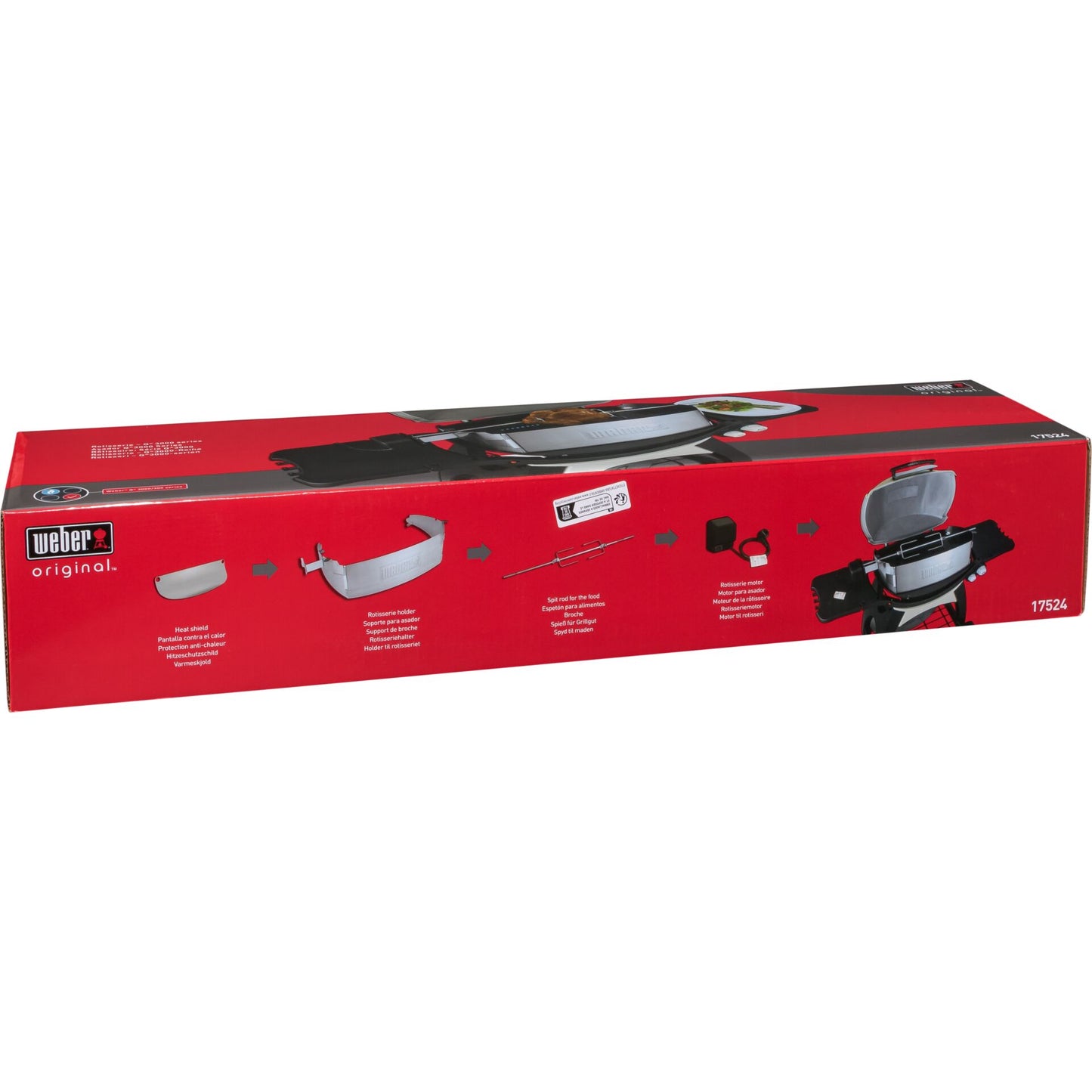 Weber Rotating Spit for Q300-/3000er Series