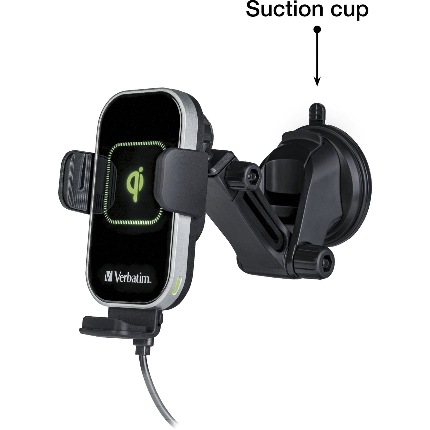 Verbatim Fast Qi Fast Wireless Car Charger USB-C 15W     FWC-02