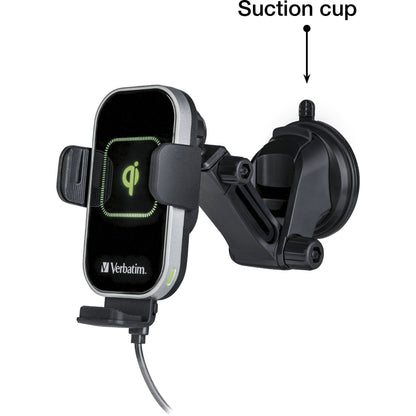 Verbatim Fast Qi Fast Wireless Car Charger USB-C 15W     FWC-02