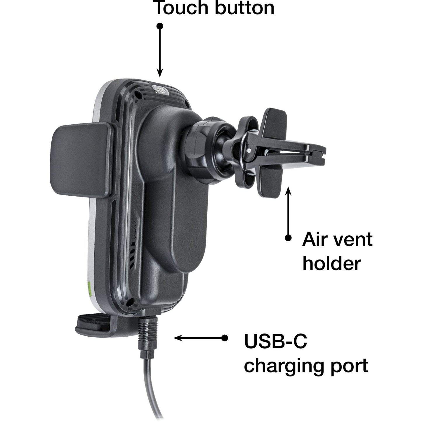 Verbatim Fast Qi Fast Wireless Car Charger USB-C 15W FWC-03 Pro