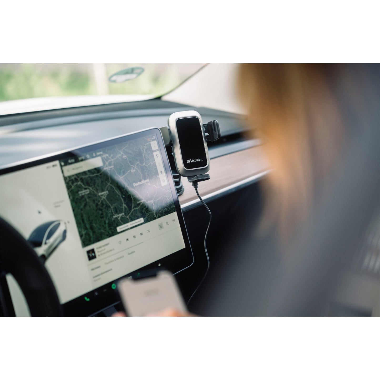 Verbatim Fast Qi Fast Wireless Car Charger USB-C 15W FWC-03 Pro