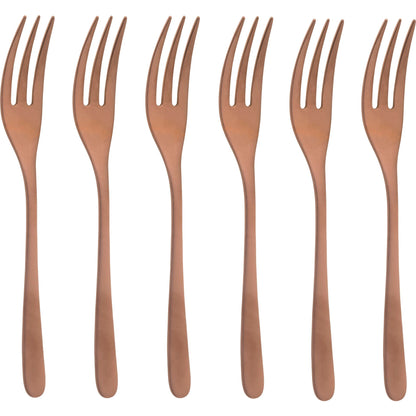 Sambonet Taste PVD 6 Cake Fork Set
