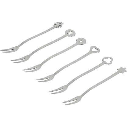 Sambonet New Portafortuna Inox 6 Party Forks