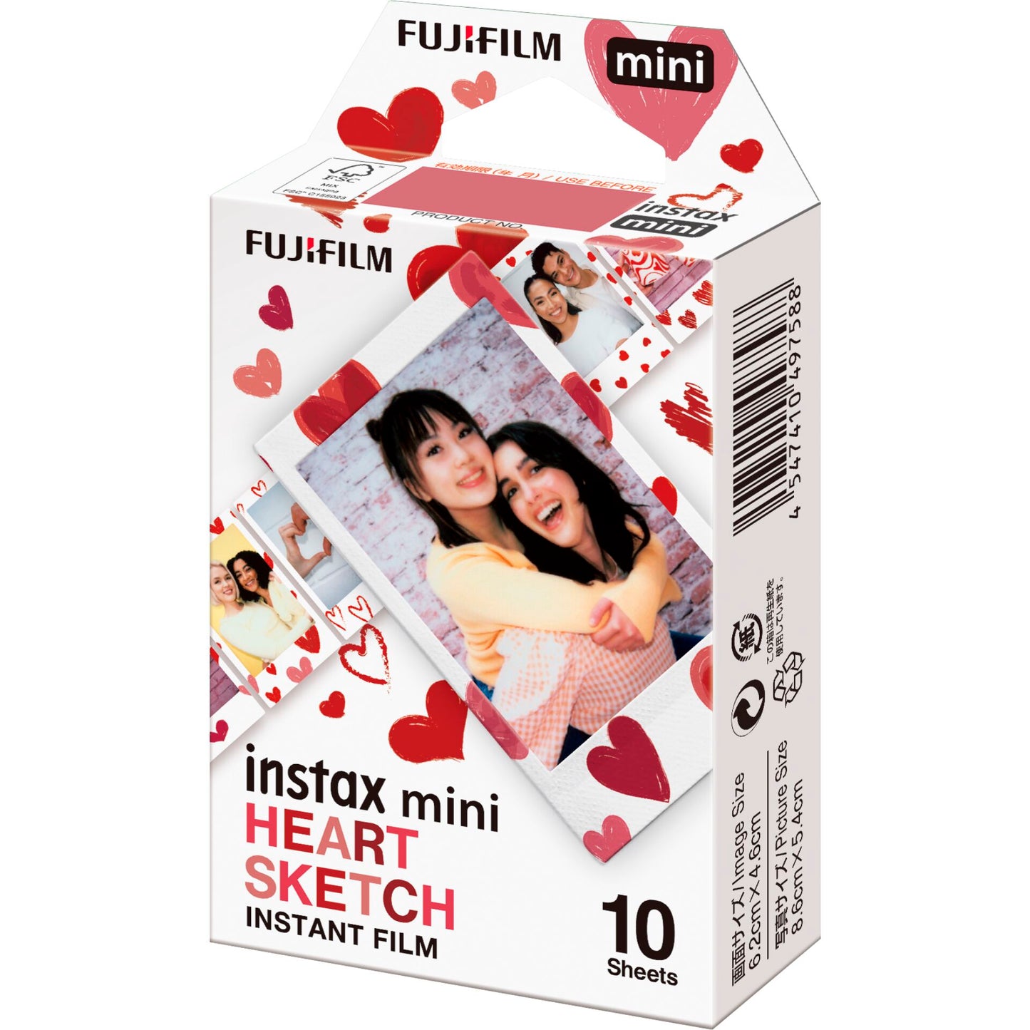 Fujifilm instax mini Film Heart Sketch