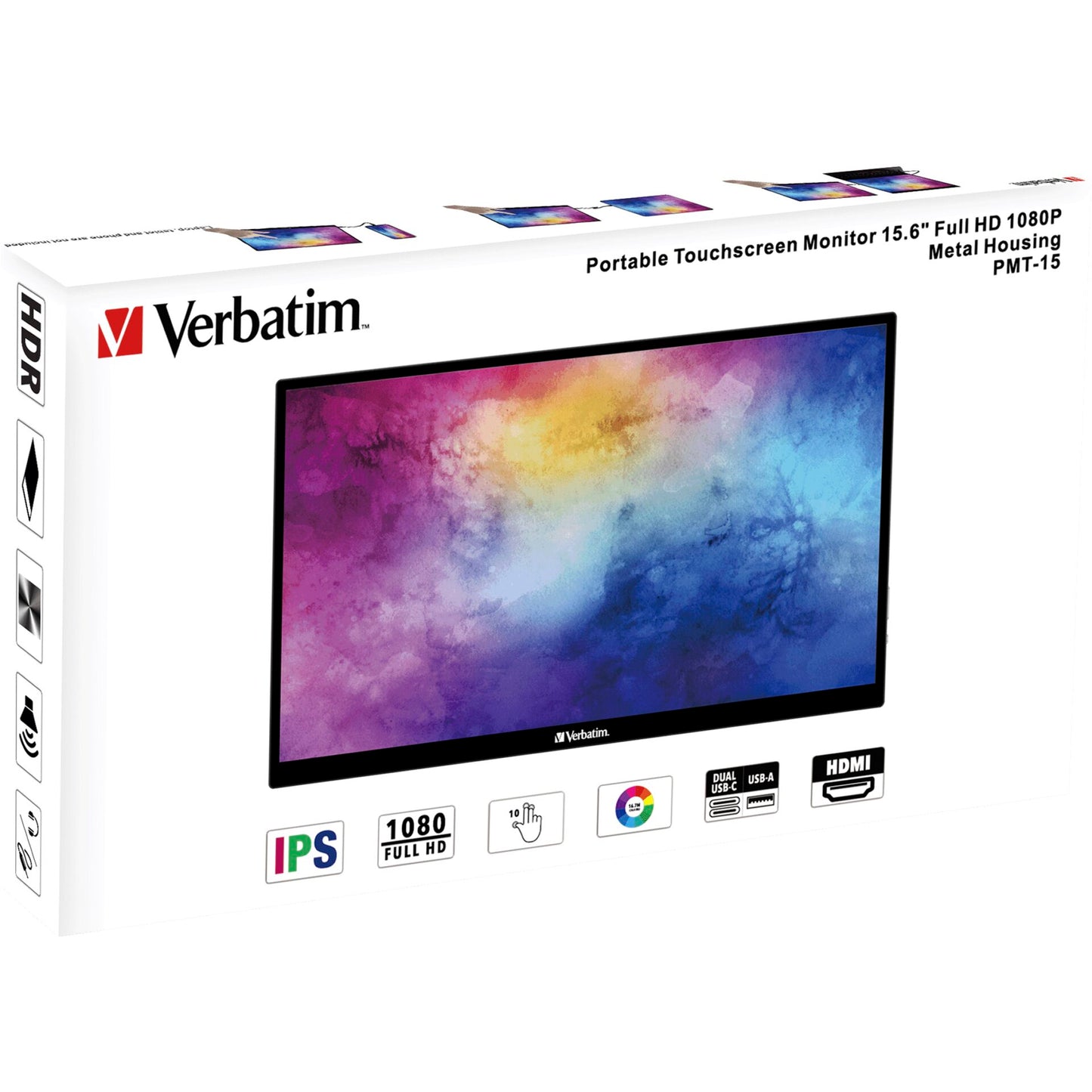 Verbatim PMT-15 Portable Touchscreen Monitor