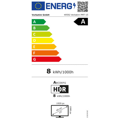 Verbatim PMT-15 Portable Touchscreen Monitor