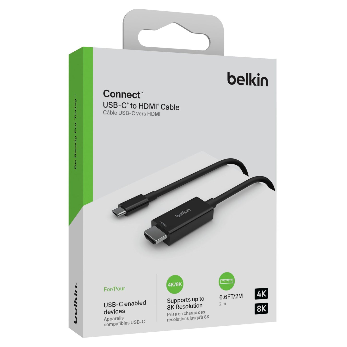 Belkin USB-C to HDMI 2.1 Cable 2m, black AVC012bt2MBK