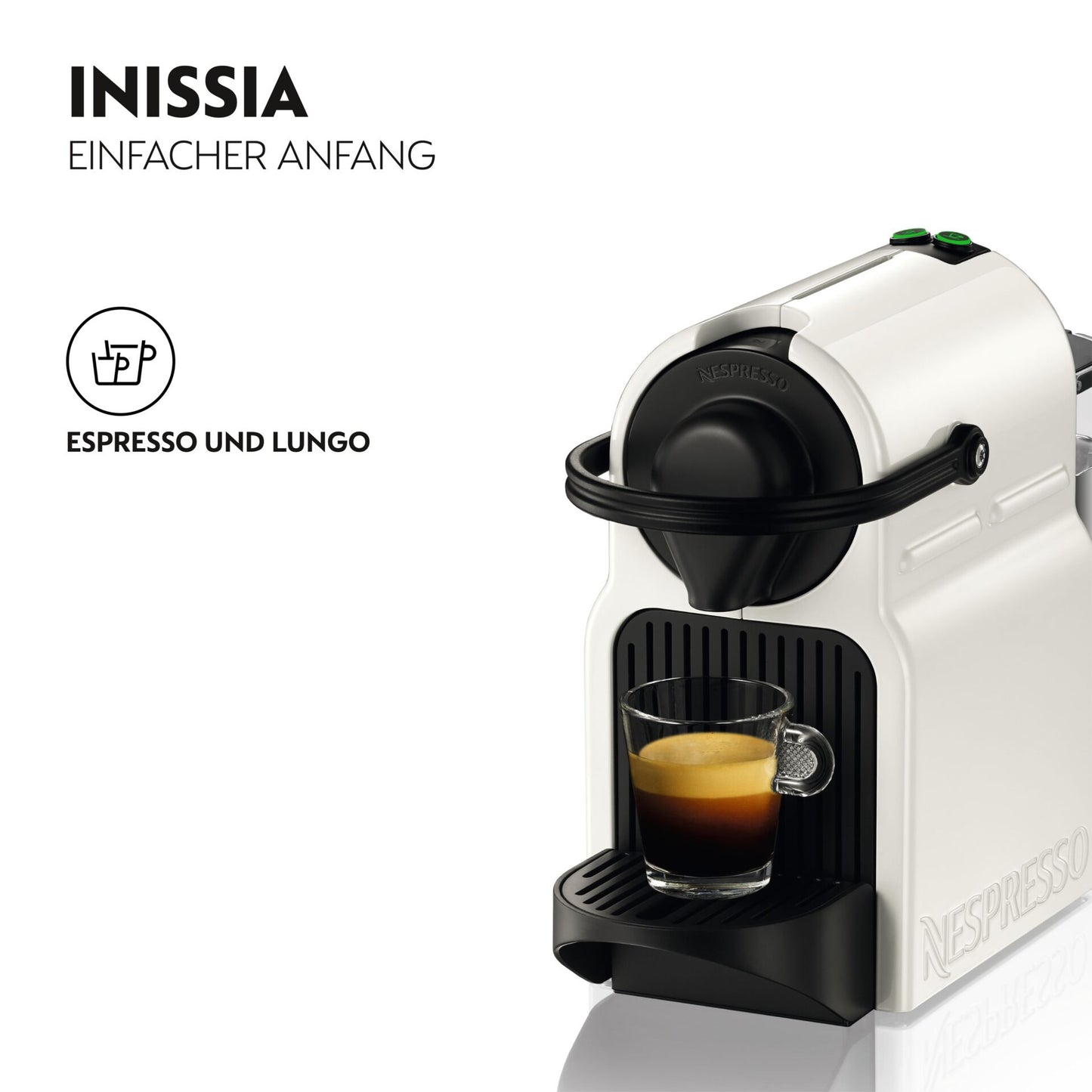 Nespresso XN 1001 Inissia Coffee Machine  white   by Krups