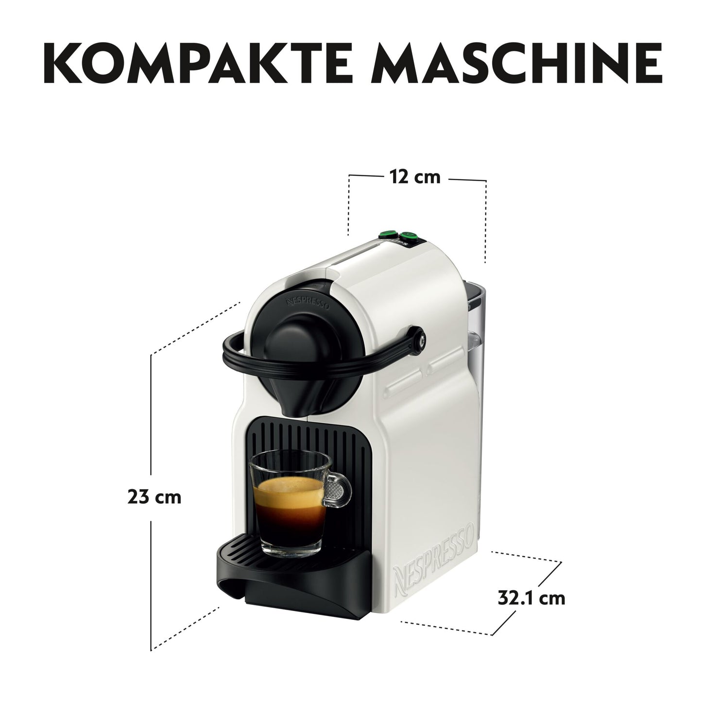 Nespresso XN 1001 Inissia Coffee Machine  white   by Krups