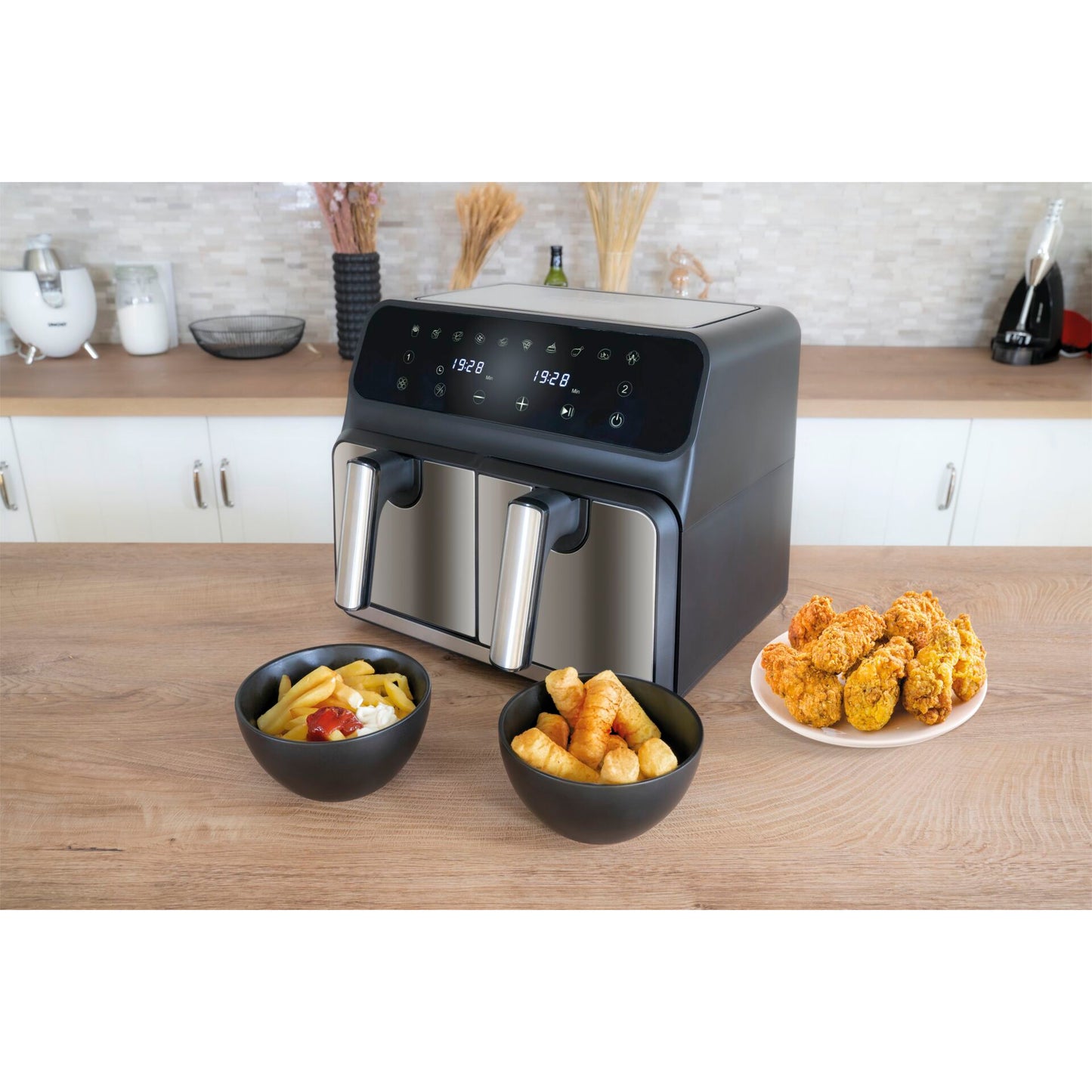 Unold 58685 Hot Air Fryer TWIN ZONE