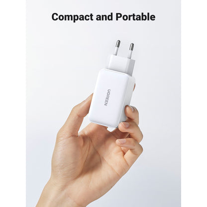 UGREEN Nexode USB-A+2*USB-C 65W GaN Tech Fast Charger White