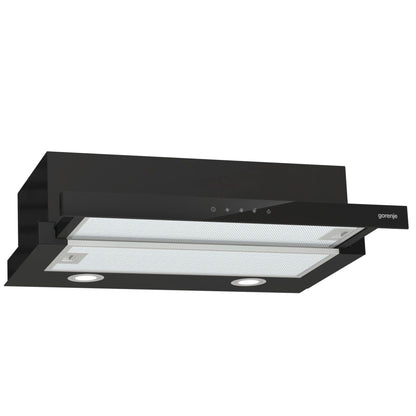 Gorenje TH64E4BG       black flat screen cooker hood, 60cm