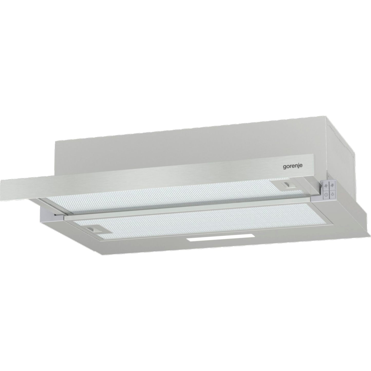 Gorenje TH62E3X       silver flat screen cooker hood, 60cm