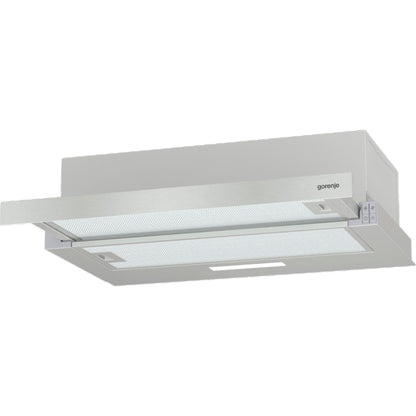 Gorenje TH62E3X       silver flat screen cooker hood, 60cm