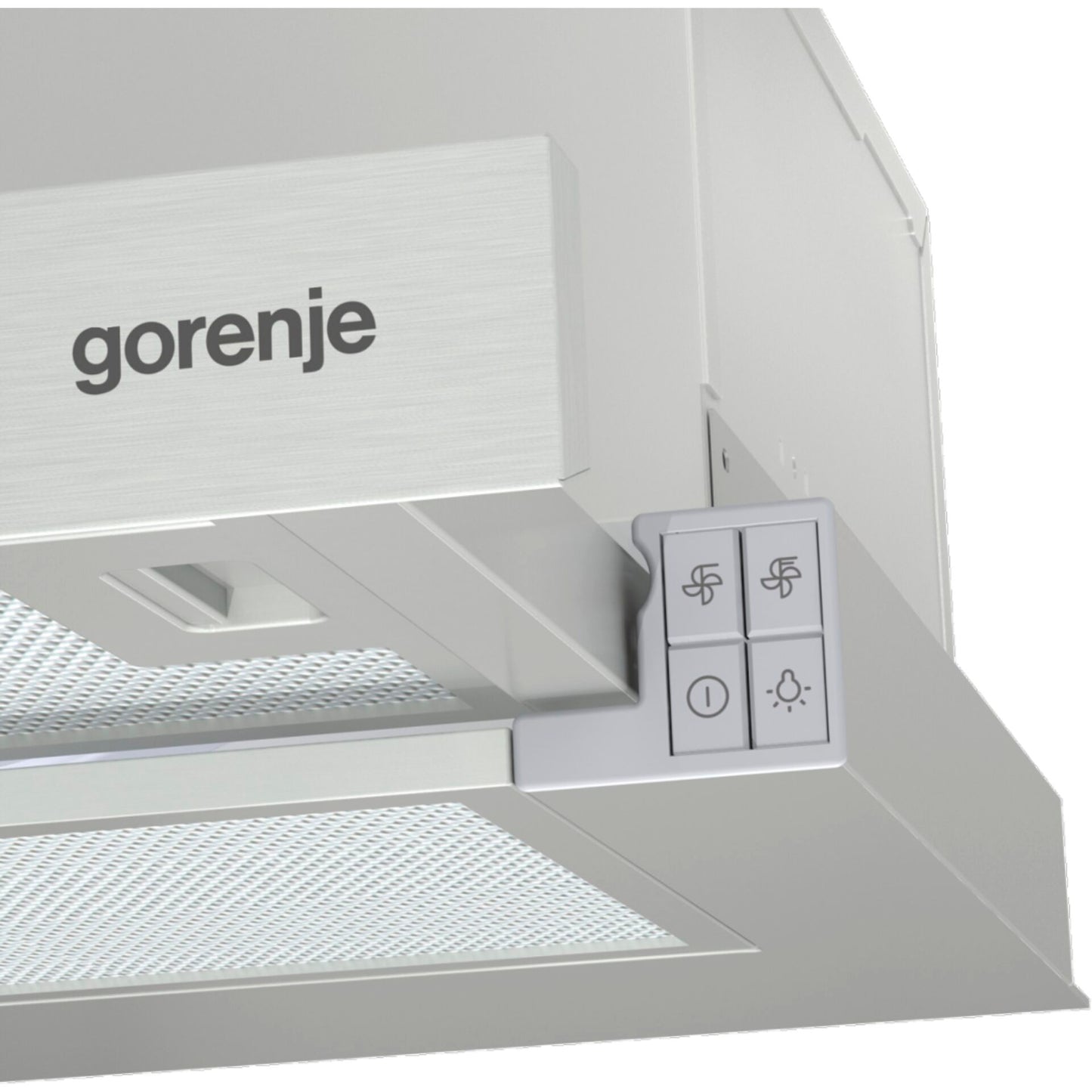 Gorenje TH62E3X       silver flat screen cooker hood, 60cm