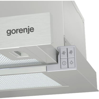 Gorenje TH62E3X       silver flat screen cooker hood, 60cm