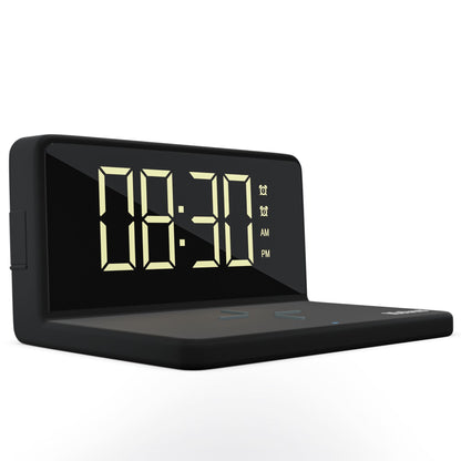 Mebus 25622  Digital Alarm Clock with wireless Charger