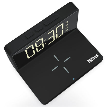 Mebus 25622  Digital Alarm Clock with wireless Charger