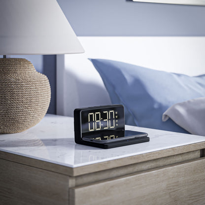 Mebus 25622  Digital Alarm Clock with wireless Charger
