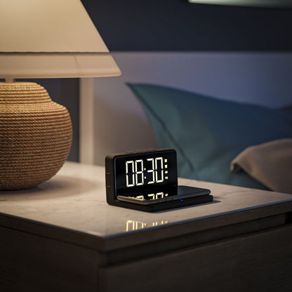 Mebus 25622  Digital Alarm Clock with wireless Charger