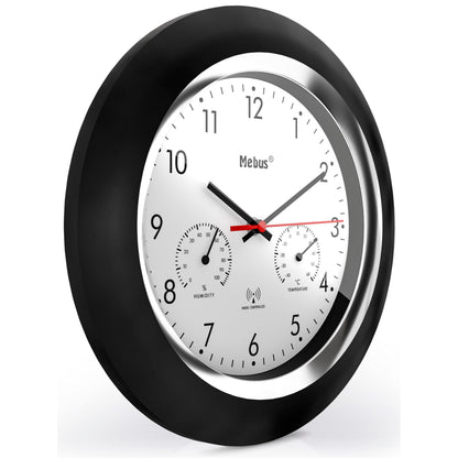 Mebus 19453 Radio controlled Wall Clock w. Thermo/Hygrometer