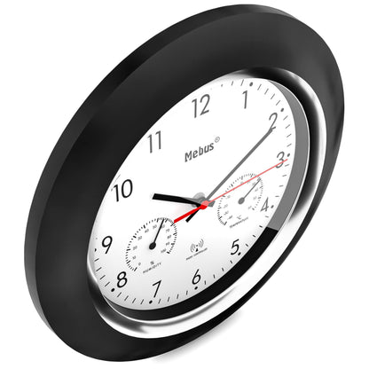 Mebus 19453 Radio controlled Wall Clock w. Thermo/Hygrometer