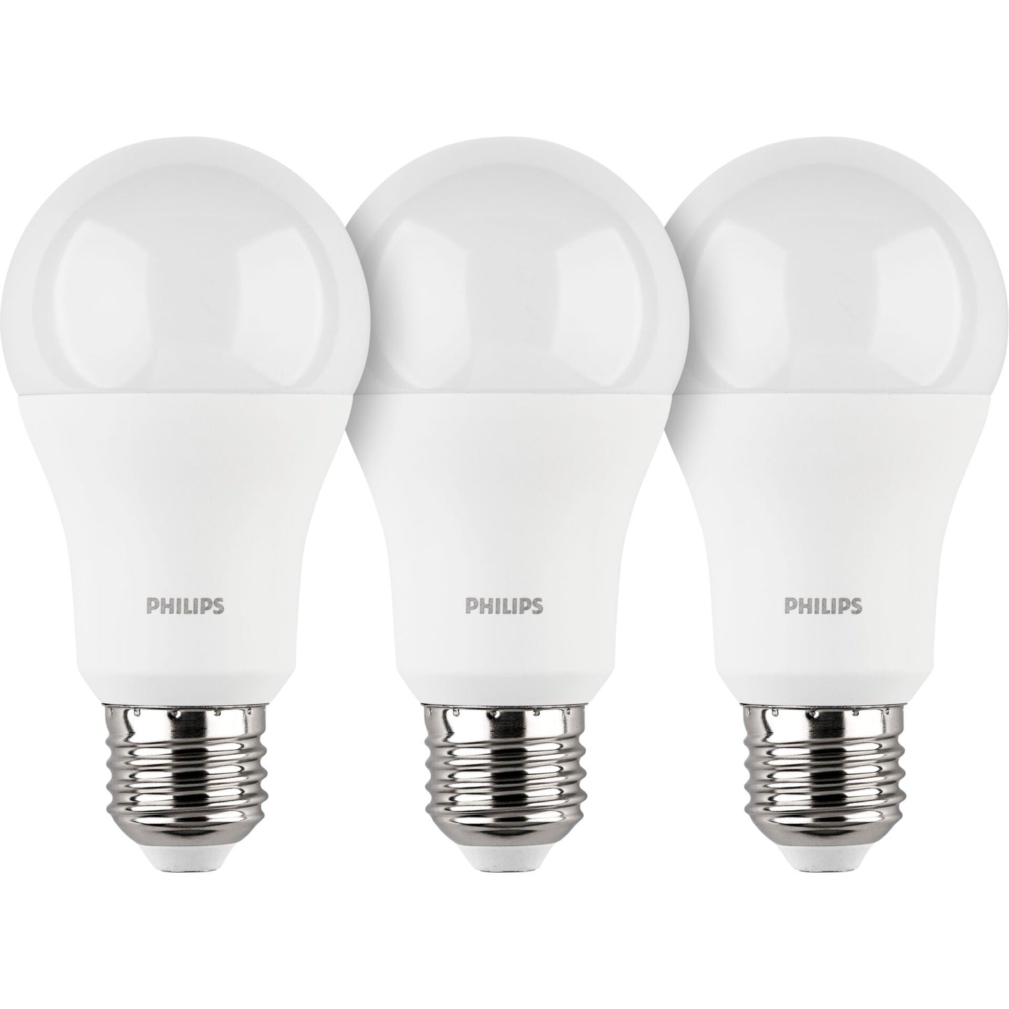 Philips LED Lamp E27 3-Pack 100W 2700K