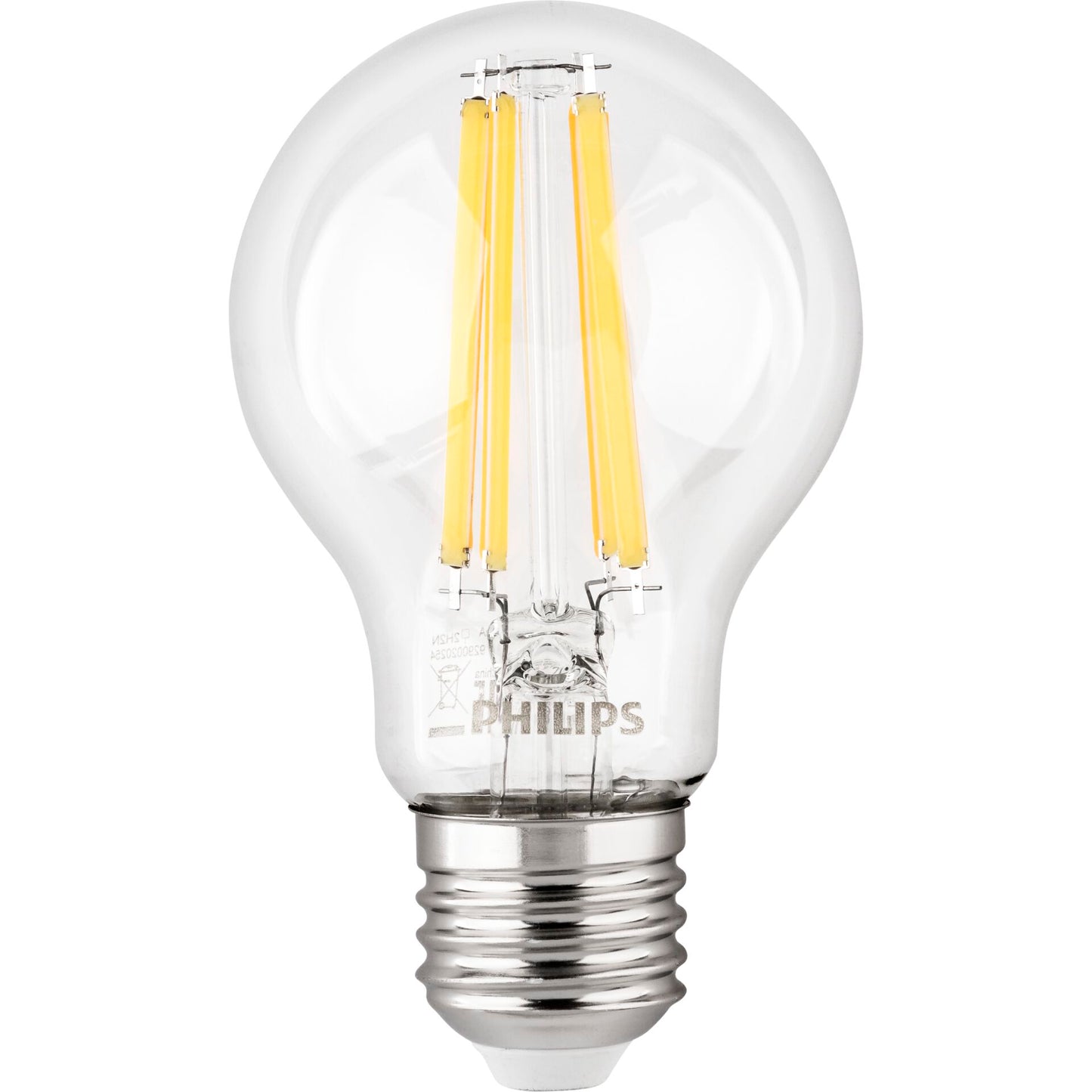 Philips LED Lamp E27 3-Pack 75W 2700K Filament