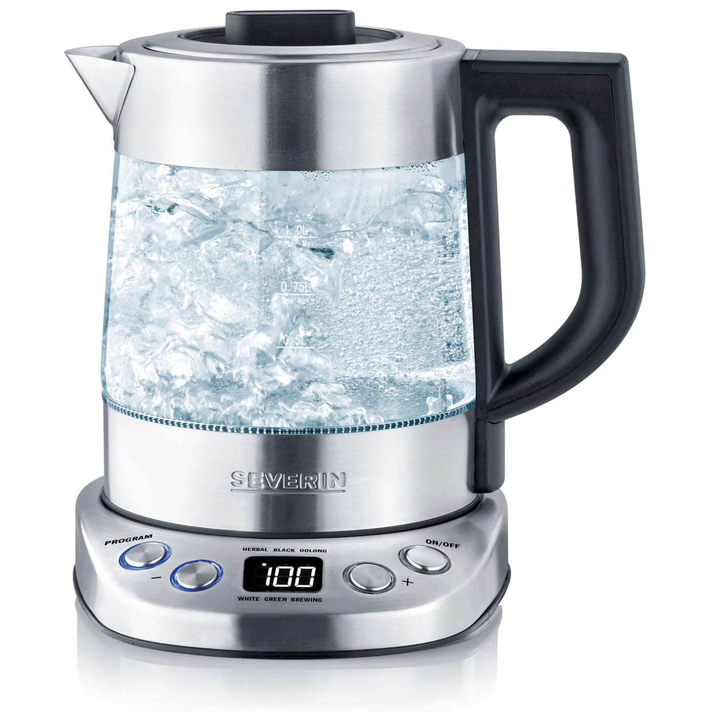 Severin WK 3473           1l Glass Tea / Kettle Deluxe Mini