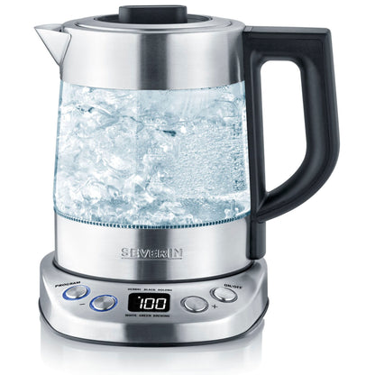 Severin WK 3473           1l Glass Tea / Kettle Deluxe Mini