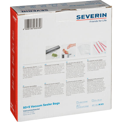 Severin ZB 3614 Vacuum Bags 20 x 30 cm