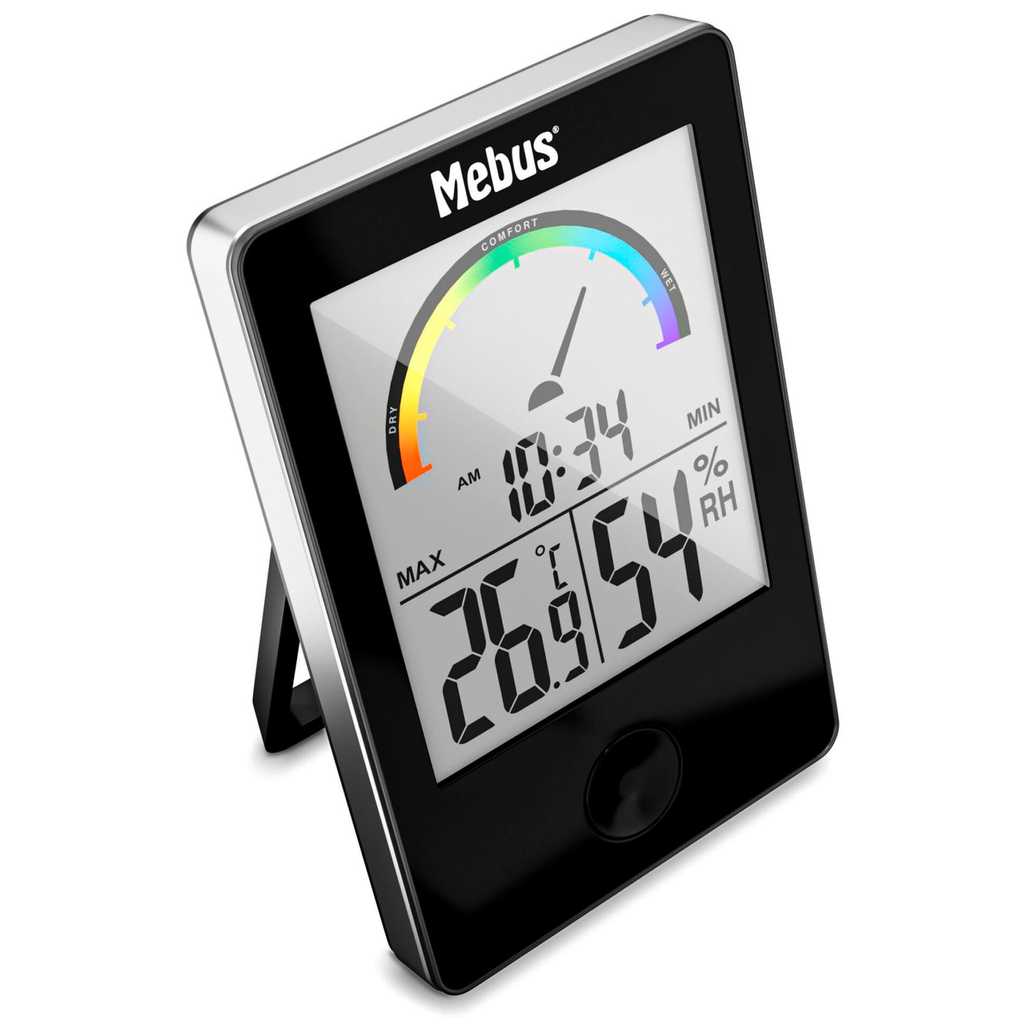 Mebus 40929 Thermo-Hygrometer black