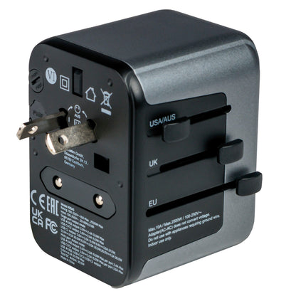 Verbatim Uni.Travel Adapt.UTA-03 USB-C 30W 2xUSB-C 2xUSB-A  49545