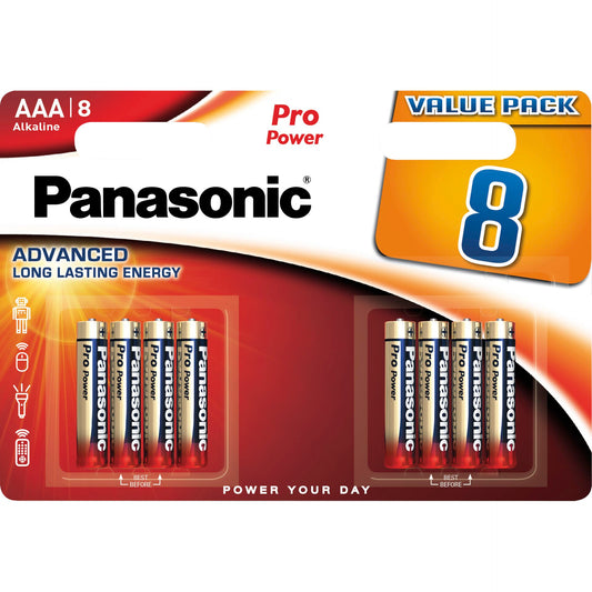 1x8 Panasonic Pro Power LR 03 Micro AAA