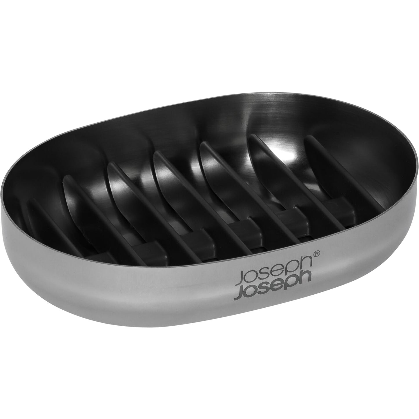 Joseph Joseph EasyStore Luxe Soap Dish    Stainless Steel